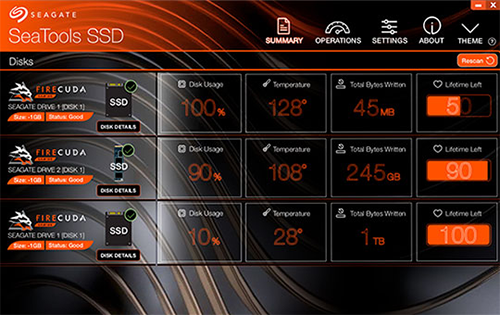 Seagate FireCuda 520 2 To, SSD ZP2000GM3A002, PCIe Gen 4 x4, M.2 2280, NVMe  1.3